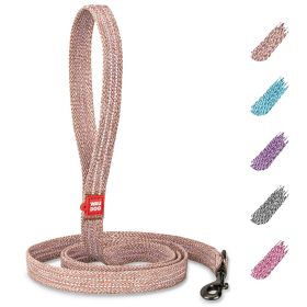 Recycled Cotton Dog Leash 6 Ft x 1 in Eco Friendly Collar for Small Medium Large Dogs Reflective Strong Leashes for Large Breed Dogs